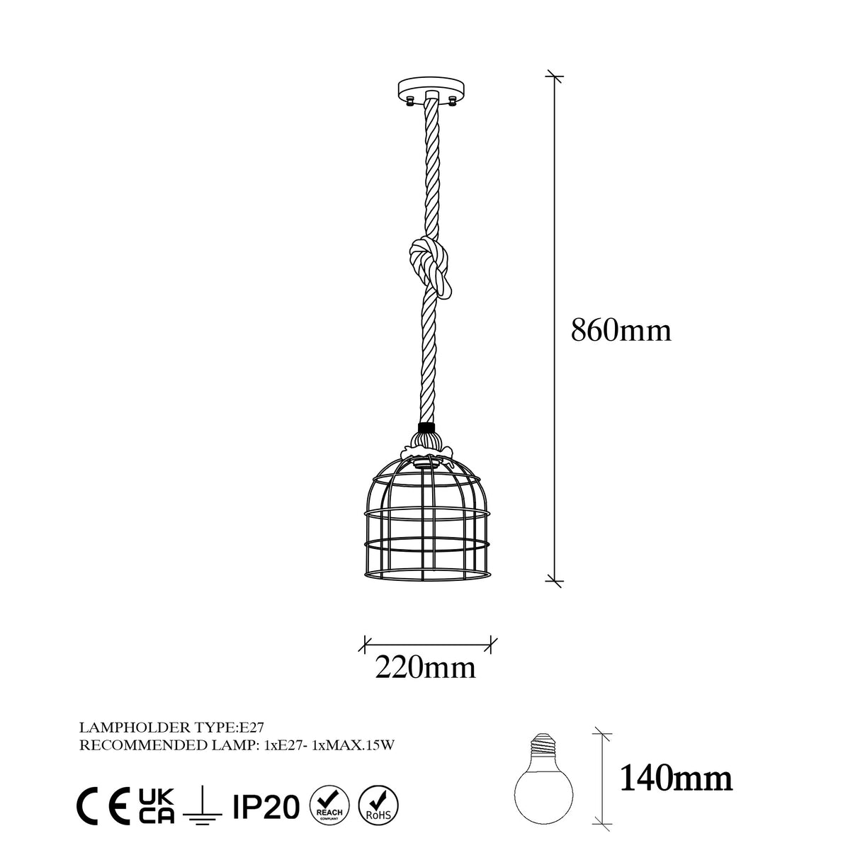 Lámpara Colgante "Bhusaval" [OPV-942FLG1152]