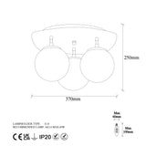 Lámpara de Techo "Croydon" [OPV-942FLG1381]