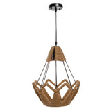 Lámpara Suspendida Rose 1xE27 (Sin Bombillas) Negro