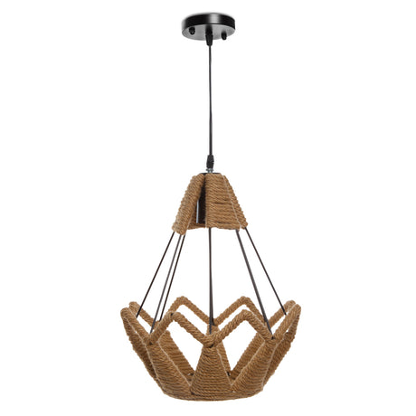 Lámpara Suspendida Rose 1xE27 (Sin Bombillas) Negro