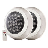 Pack 2 Focos Piscina LED 24W Superficie Ø300Mm Multicolor Mando a Distancia 30.000H [KD-FPS-63-24W-RGB-PK2-AP]