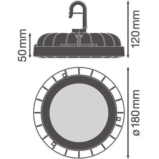 Campana LED LEDVANCE  83W 10000Lm 4000K 110º IP65