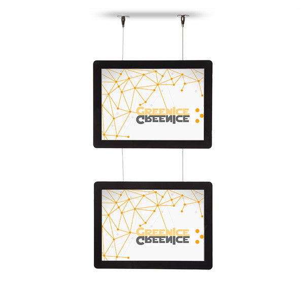 Carpeta Poster Display LED A4 2 Caras 12VDC
