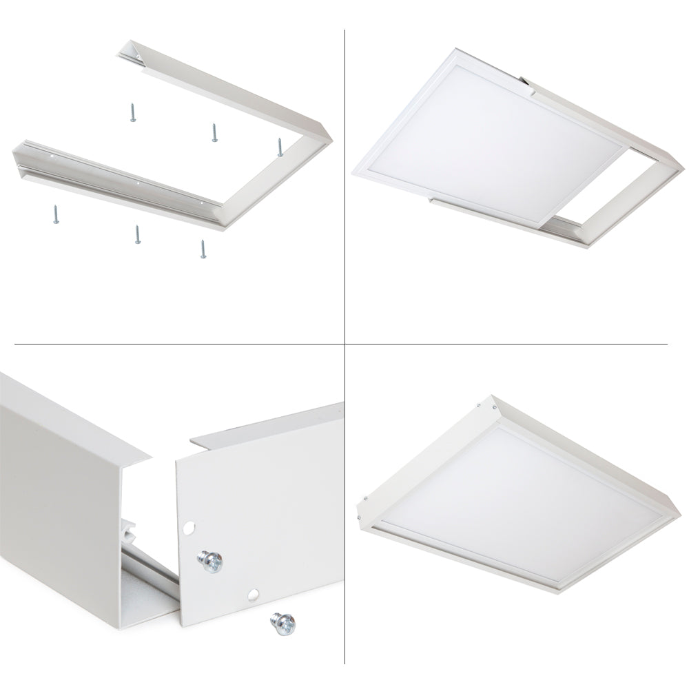 Panel LED Slim 60x30cm 24W 2100lm + Kit de Superficie