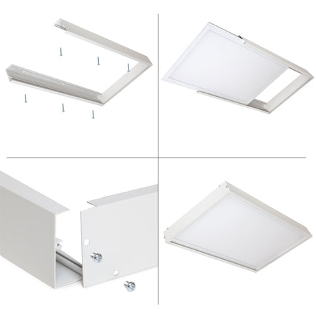 Panel LED Slim 60x30cm 24W 2100lm + Kit de Superficie