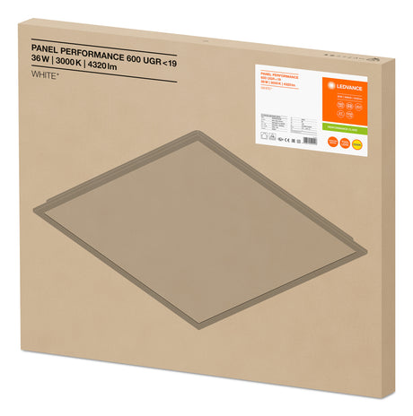 Panel LED Ledvance   36W 4320Lm 3000K 90º IP40/IP20