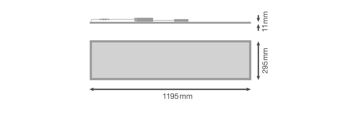 Panel LED Ledvance   33 / 28 / 24W 4320 / 3640 / 3120Lm 4000K 110º IP40/IP20