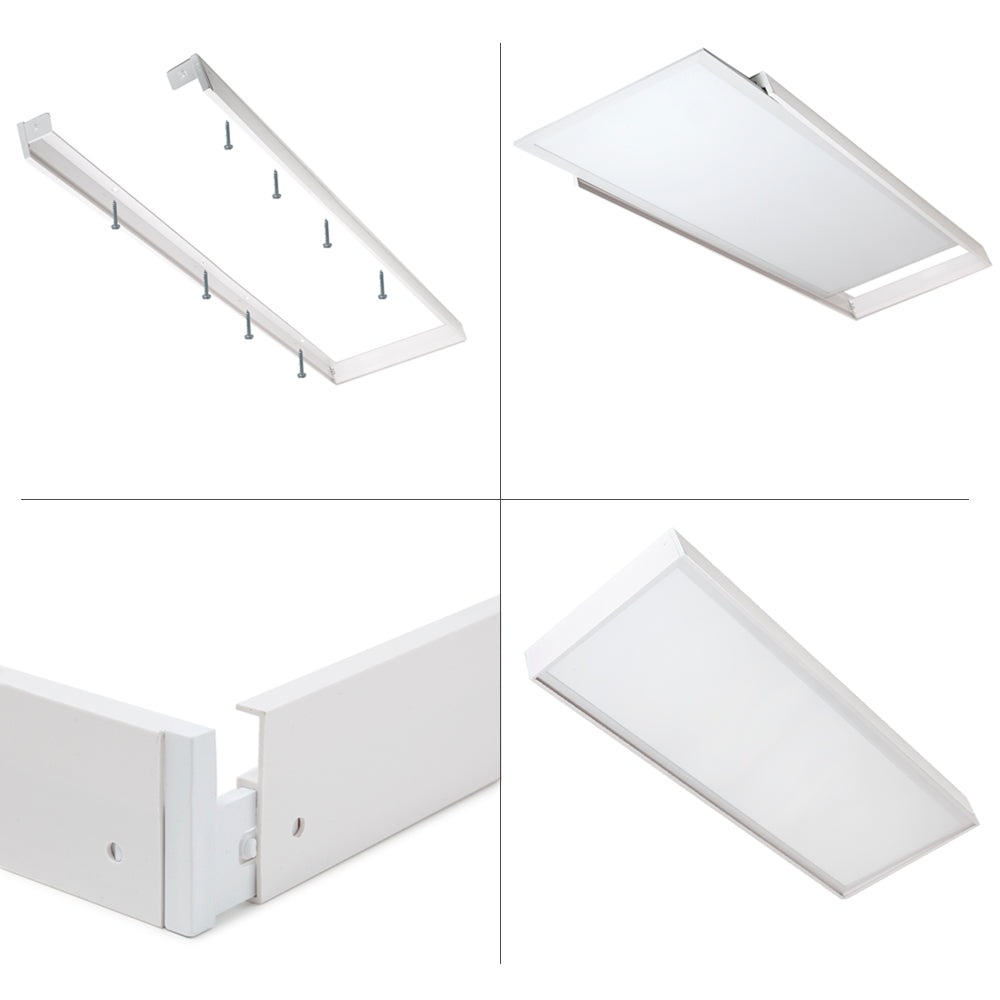 Panel LED Slim 120x60cm 72W 7900lm + Kit de Superficie