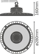 Campana LED LEDVANCE  DALI 93W 13000Lm 4000K 110º IP65 Regulable DALI