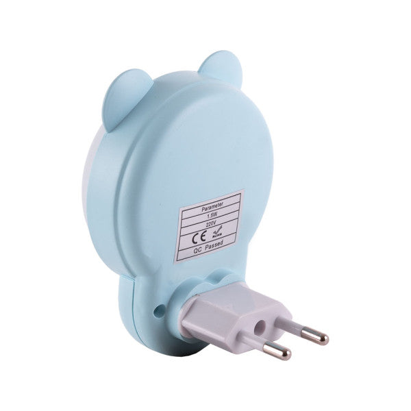 Pack 2 Lampara nocturna de pared LED Infantil quitamiedos y recargable "Bear"