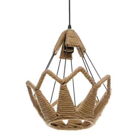 Lámpara Suspendida Rose 1xE27 (Sin Bombillas) Negro