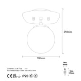 Lámpara de Techo "Ternate" [OPV-942FLG1378]