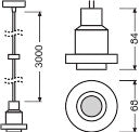 Lámpara Colgante E27 LEDVANCE  IP20