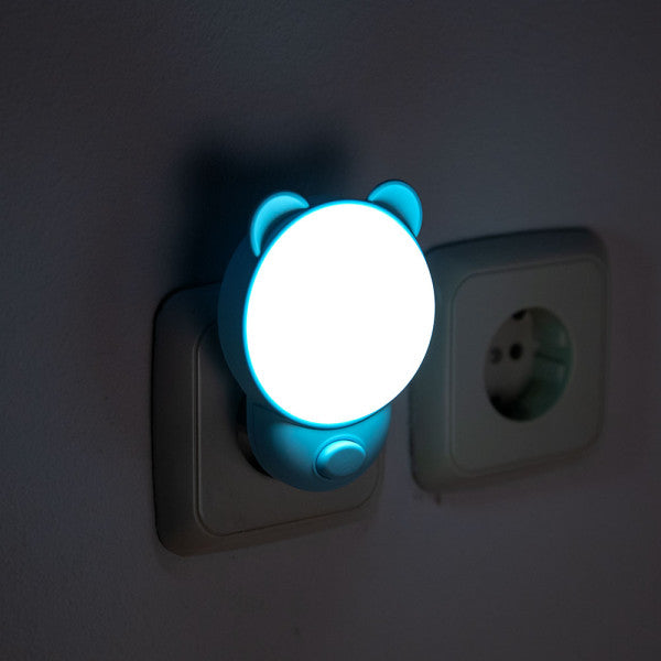 Pack 2 Lampara nocturna de pared LED Infantil quitamiedos y recargable "Bear"
