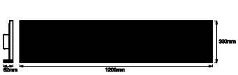 Panel LED Ledvance    40W 3300Lm 3000K 110º IP20