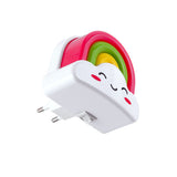 Pack 2 Lampara nocturna de pared LED Infantil quitamiedos y recargable "Rainbow"