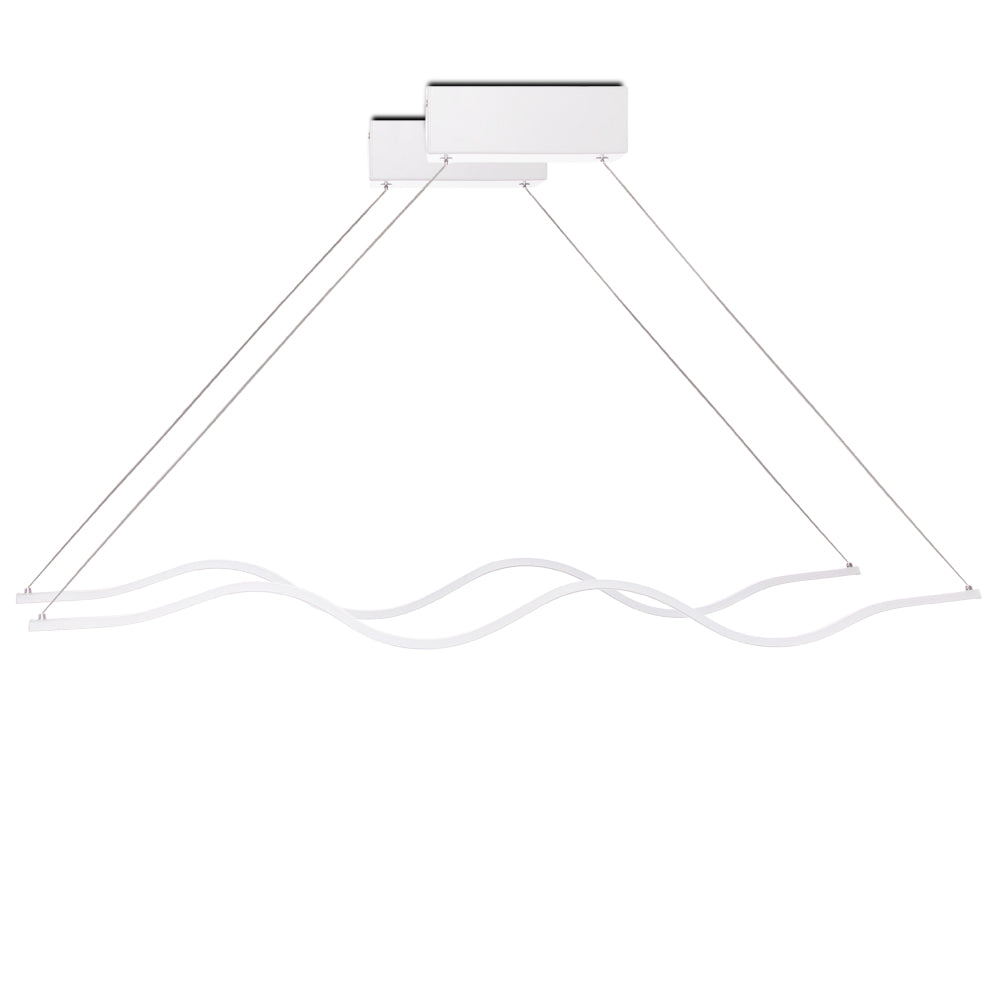 Lámpara Suspendida LED Wave 2 X 24W 3840Lm 30.000H Sienna