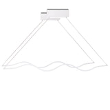 Lámpara Suspendida LED Wave 2 X 24W 3840Lm 30.000H Sienna