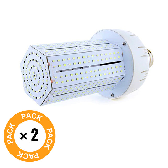 Pack 2 Bombillas LED E40 80W 8800Lm 6000ºK Alumbrado Público Público 30.000H [MYM-80-03-CW-PK2-AP]