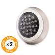 Pack 2 Focos Piscina LED 24W 4200ºK Superficie Ø300Mm Blanco Natural LED 30.000H [KD-FPS-63-24W-W-PK2-AP]