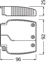 Accesorios Driver LED Osram/OptoTronic Sujetacables Tipo A TL