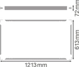 Accesorio Panel LED Ledvance Panel 1200x600 Kit Montaje Superficie VAL