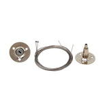 Kit de suspensión para las carpetas Poster LED. 2 Unidades. Largo del cable 1.5m.