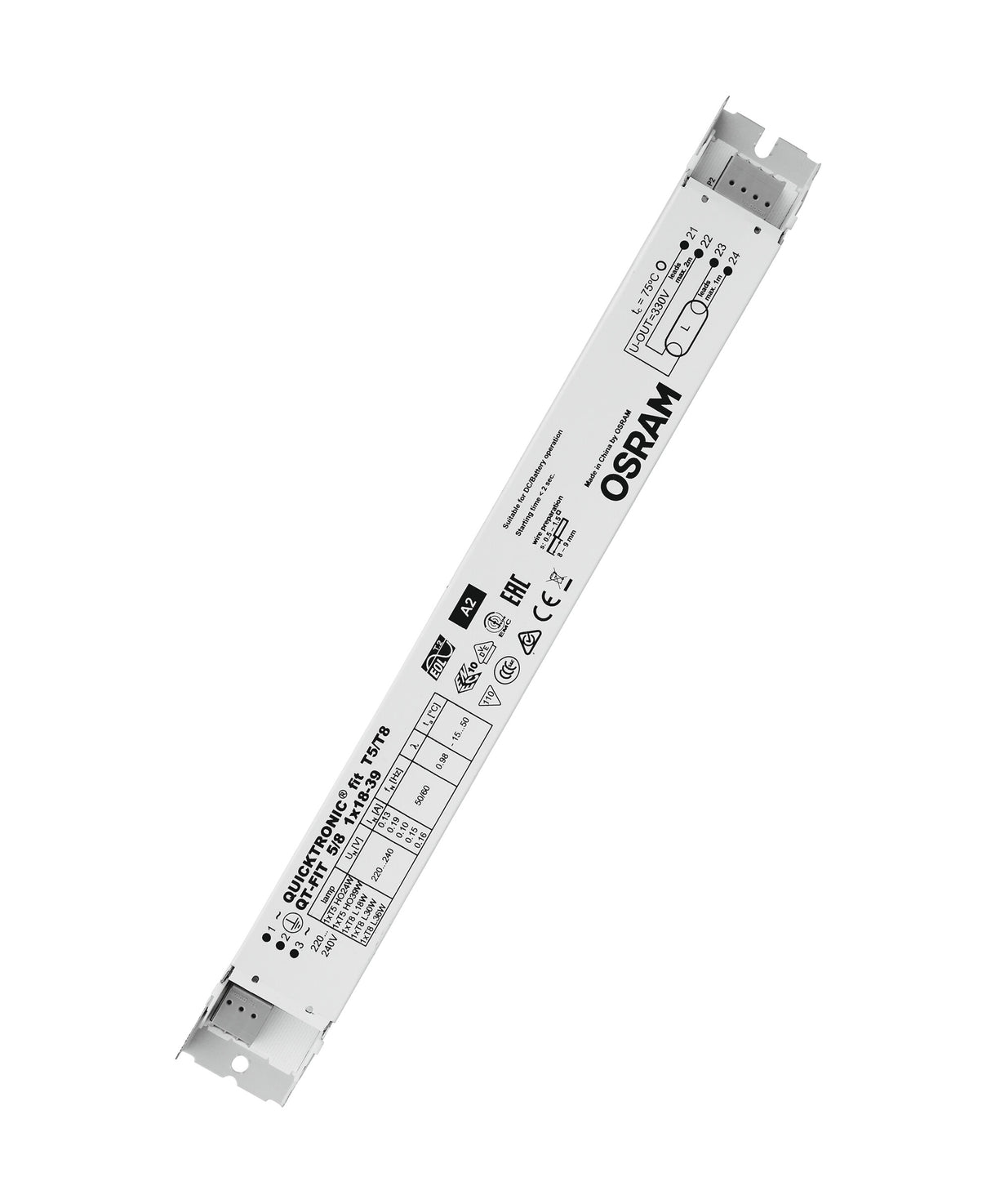 Ledvance/Osram QuickTronic QT FIT 5/8 QT-FIT 5/8 1X18-39/220-240