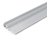 Perfíl de Aluminio para LEDS Iluminación Escaleras  con Difusor Opal - Tira de 1 Metro