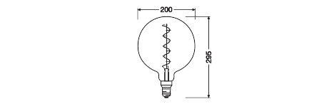 Ledvance/Osram Bombilla LED "Classic" E27 4,8W 150Lm 1800K 320º IP20 Regulable
