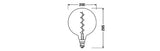 Ledvance/Osram Bombilla LED "Classic" E27 4,8W 150Lm 1800K 320º IP20 Regulable