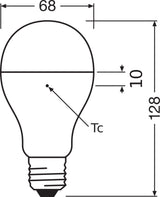 Ledvance/Osram Bombilla LED "Classic" E27 19W 2452Lm 2700K 200º IP20