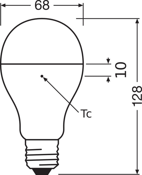 Ledvance/Osram Bombilla LED "Classic" E27 19W 2452Lm 2700K 200º IP20