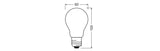 Ledvance/Osram Bombilla LED "Classic" E27 2,5W 525Lm 3000K 300º IP20