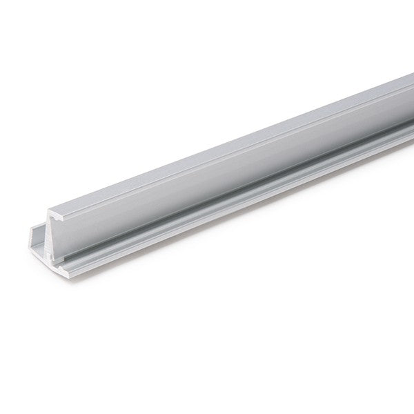 Perfíl de Aluminio para LEDS uso en Estanterías Cristal  Espesor 6mm - Tira de 1 Metro