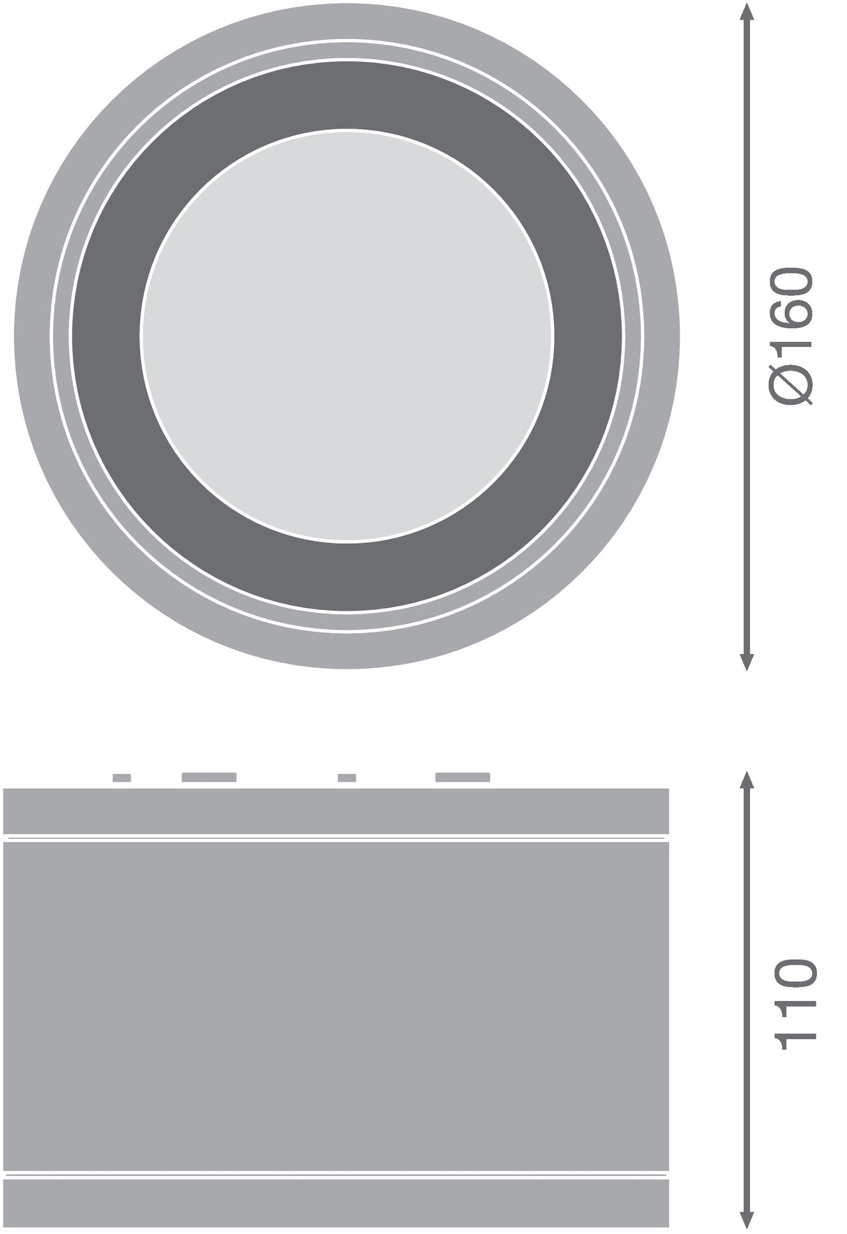 LEDVANCE Plafón LED Exterior   30W 3300Lm 4000K 60º IP65/IP65