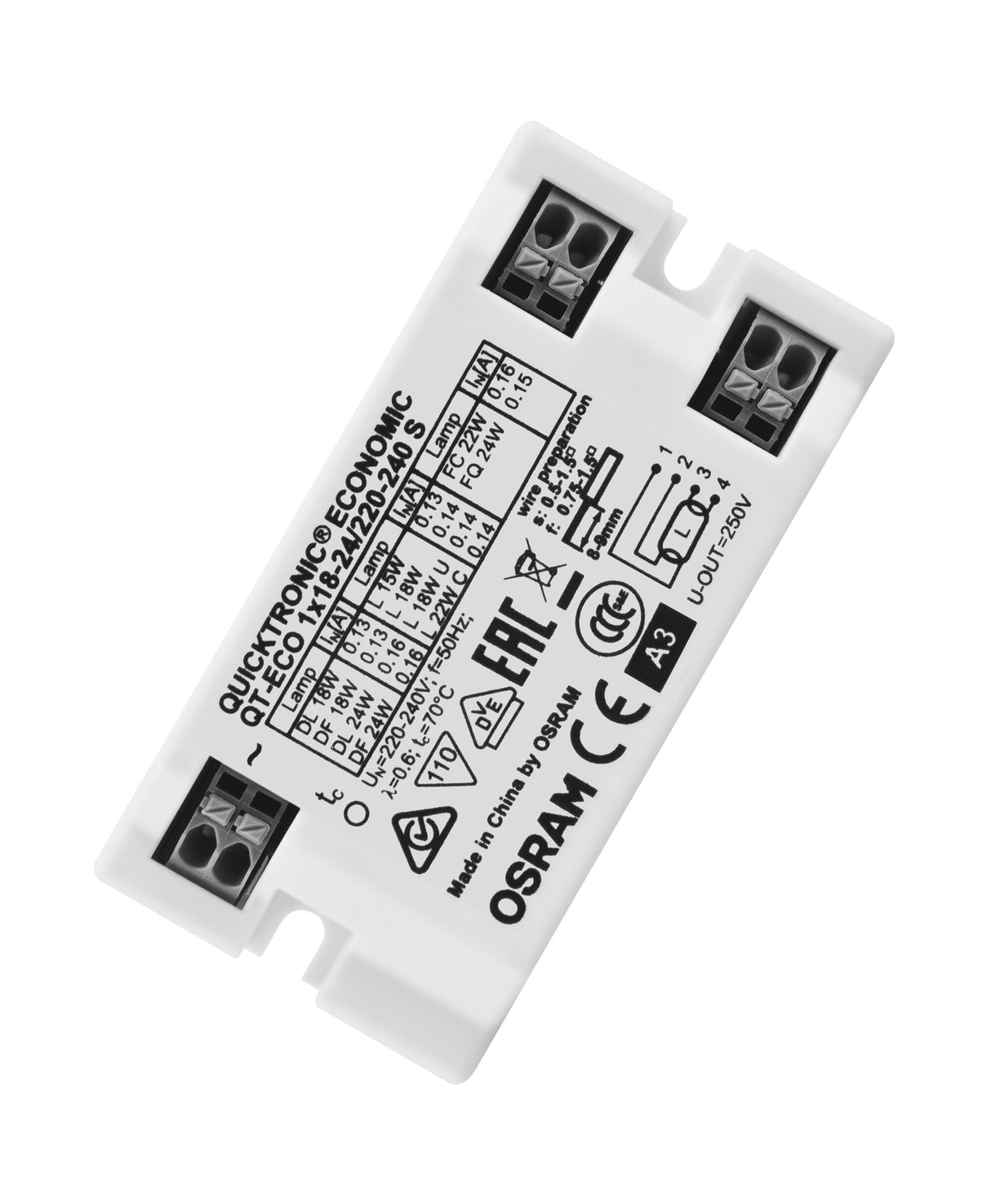 Ledvance/Osram QuickTronic QT ECO QT-ECO 1X18-24/220-240 S