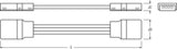 Ledvance Conectores Tiras LED TW -CSW/P3/50/P Pack 2