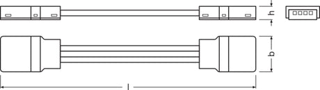 Ledvance Conectores Tiras LED TW -CSW/P3/50/P Pack 2