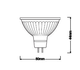 Ledvance/Osram Bombilla LED Spot GU5,3 3,8W 345Lm 4000K 36º IP20