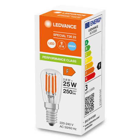 Ledvance/Osram Bombilla LED "Special" E14 2,8W 250Lm 6500K 300º IP20