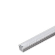 Perfíl de Aluminio para LEDS - Difusor Opal -Tira de 1 Metro