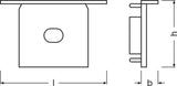 Ledvance Tapón Final Perfíl Ancho Tiras LED -PW02/EC/H Pack 2