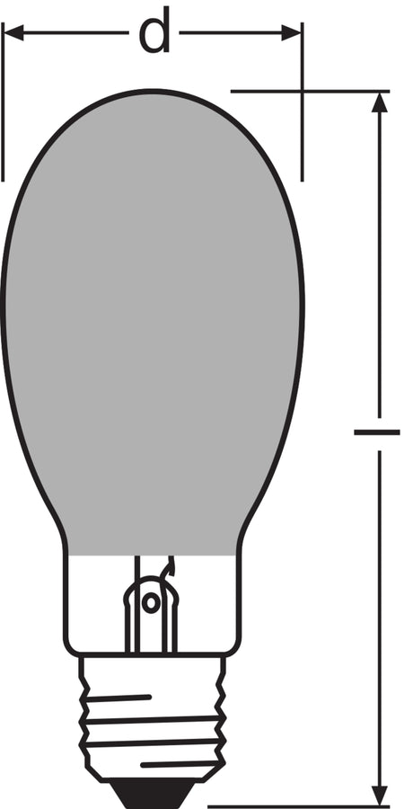 Ledvance/Osram HM Quemador Cuarzo E40 1000W 100000Lm 3700K