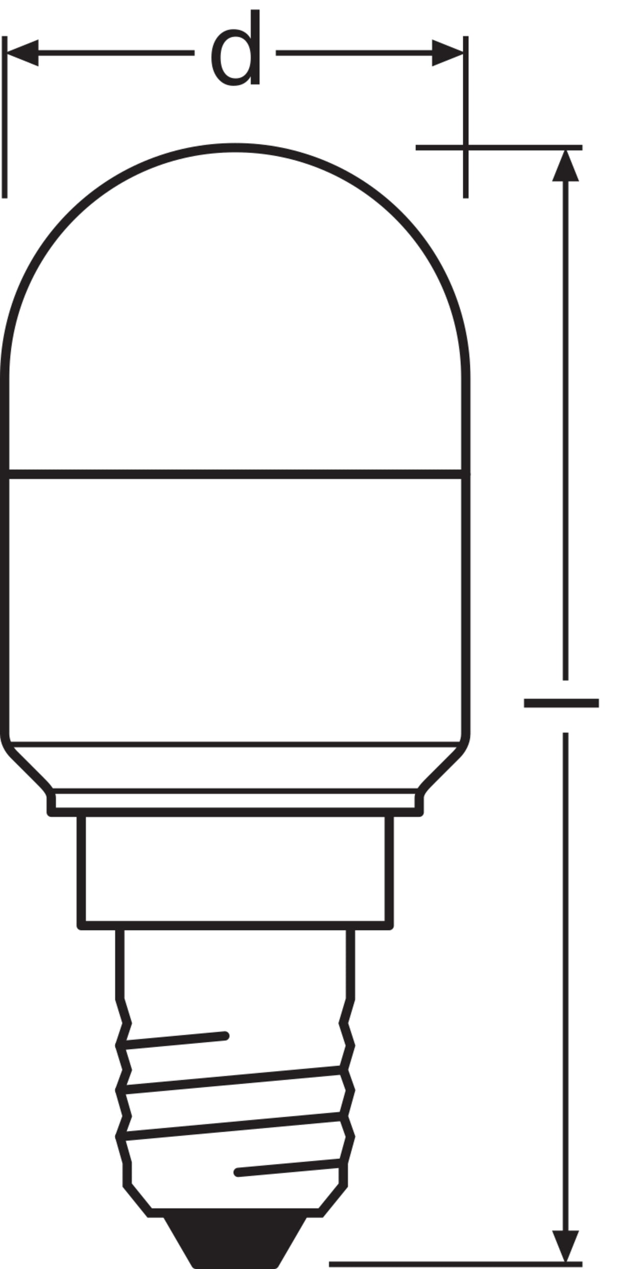 Ledvance/Osram Bombilla LED "Special" E14 2,3W 200Lm 2700K 200º IP20