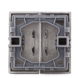 Tecla Partida PANASONIC NOVELLA para Interruptor/Conmutador Doble,  Color Fume (compatible Mecanismo KARRE)