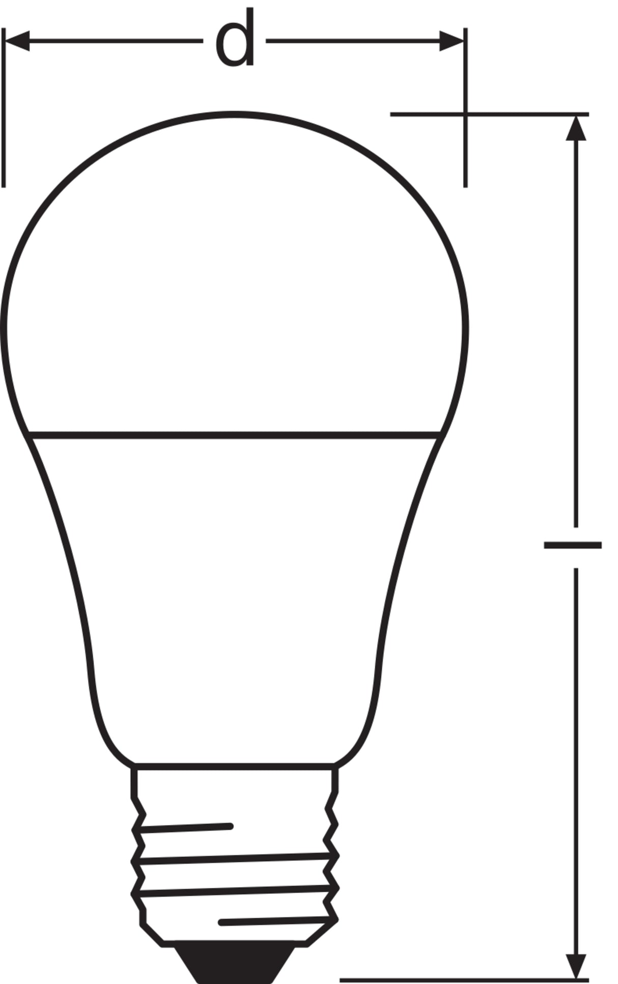 Ledvance/Osram Bombilla LED "Classic" E27 9,4W 806Lm 2700K 180º IP20