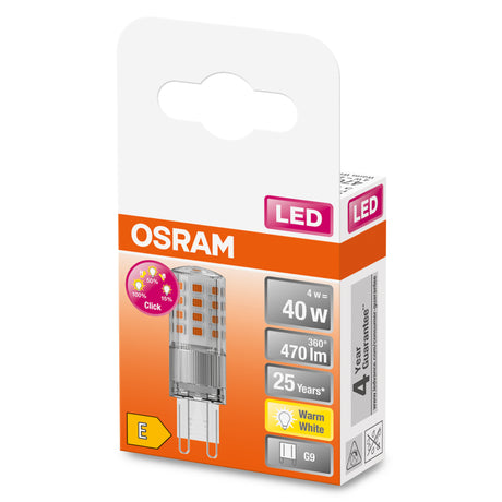 Ledvance/Osram Bombilla LED "Special" G9 4W 470Lm 2700K 320º IP20