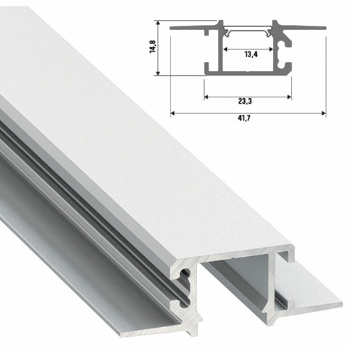Perfíl Aluminio Tipo MONO 2,02M