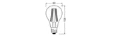 Ledvance/Osram Bombilla LED "Classic" E27 7,3W 806Lm 2700K 320º IP20